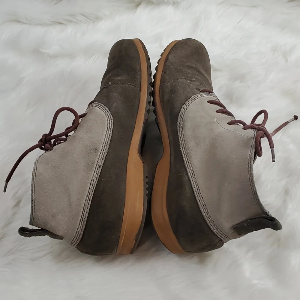 Sorel suede Greely Chukka winter shoes lace up men size 12